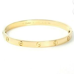 Cartier Love K18YG Yellow Gold Bracelet
